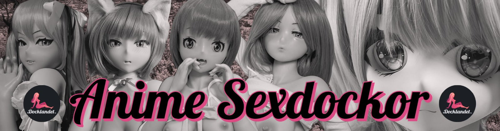 Anime-sexdockor hos Docklandet. Här kan du hitta en sexdocka med anime/manga stil. På bilden ser du flera anime-sexdockor som finns i våran butik. Anime-sexdockor från WM-Doll, Piper Doll, Irokebijin, Zelex, syns på bilden. Anime-sexdockor gjorda av materialen TPE och silikon.