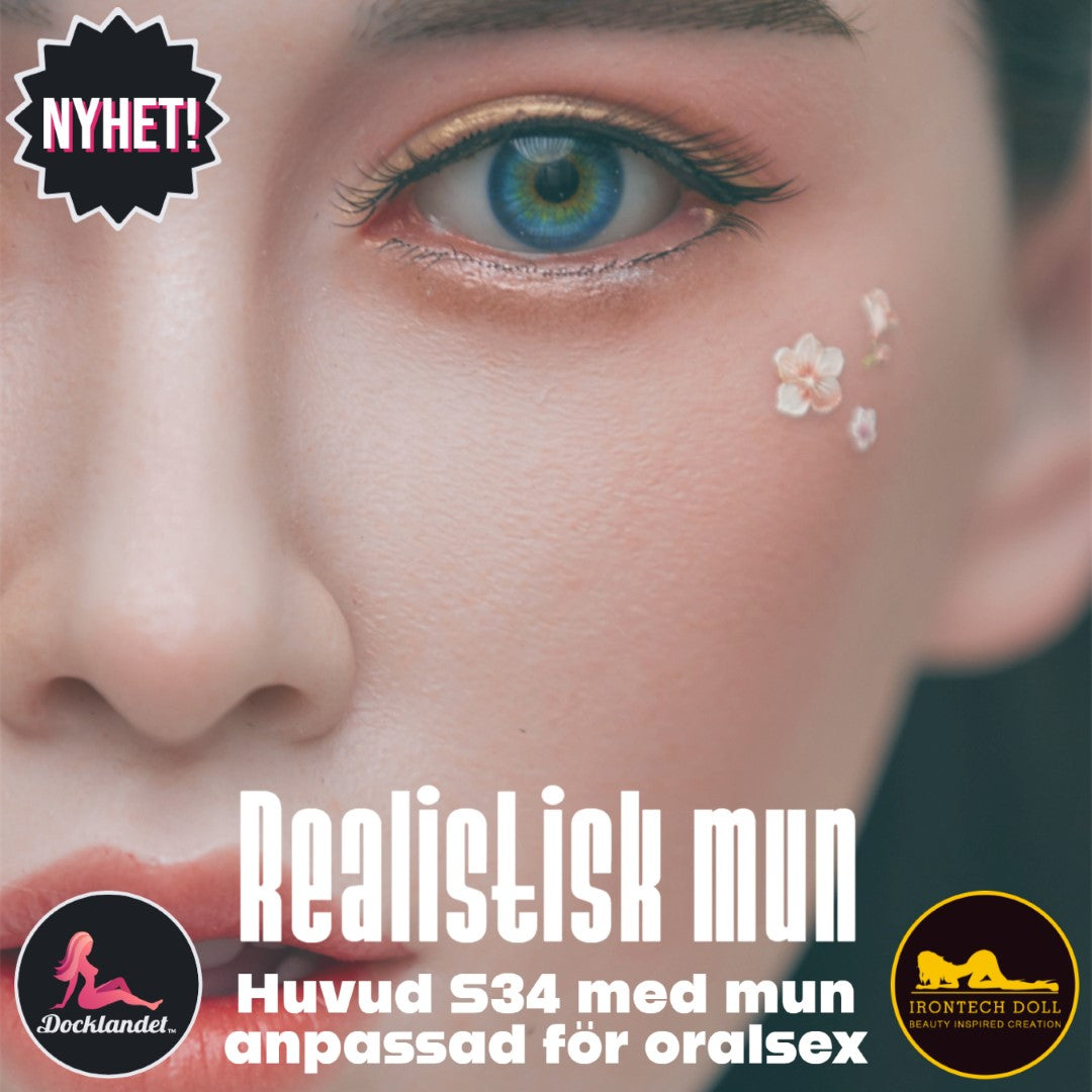 Realistic mouth (for oral sex) | Irontech Doll head S34