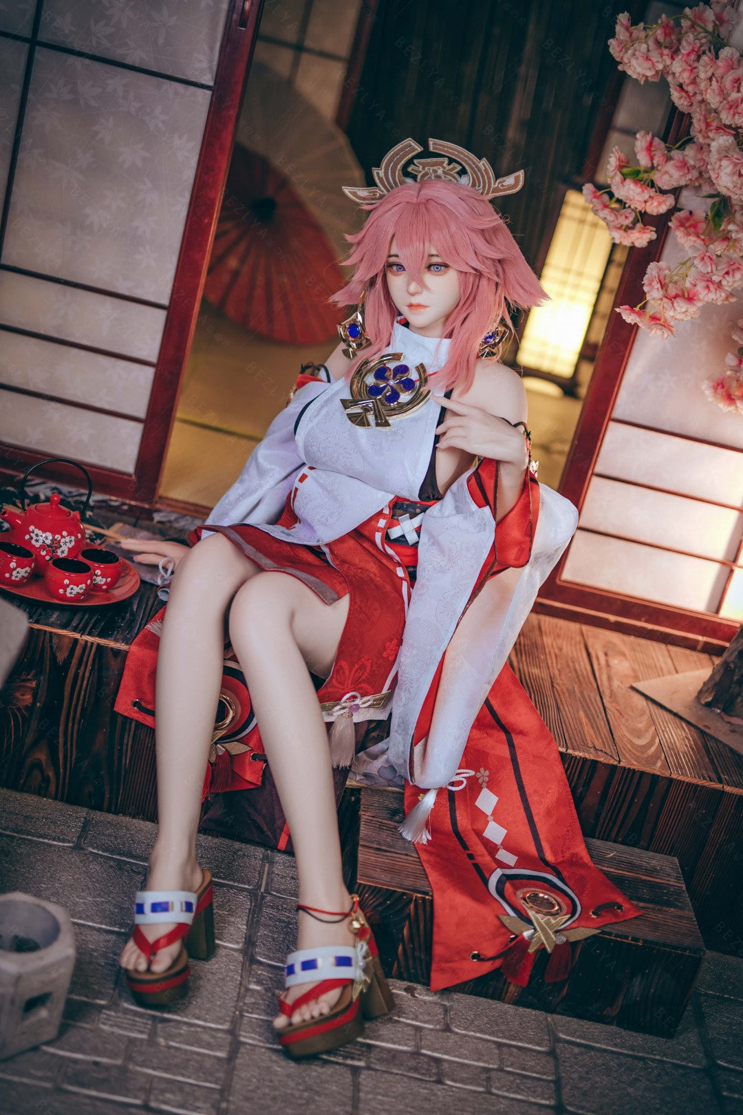 Yae Miko Sex doll (Bezlya Doll 155cm E-cup 2.2CF silicone)