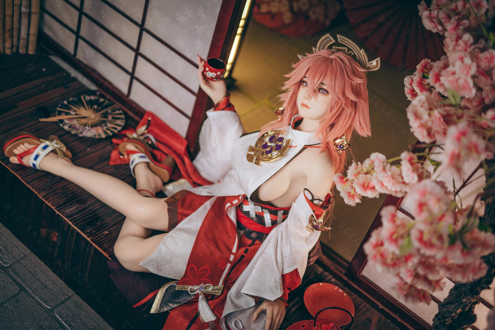 Yae Miko Sex doll (Bezlya Doll 155cm e-cup 2.2cf silicone)