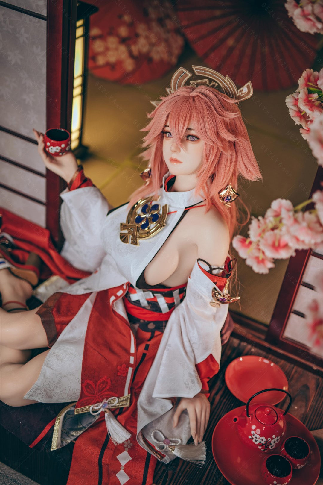 Yae Miko Sex doll (Bezlya Doll 155cm E-cup 2.2CF silicone)