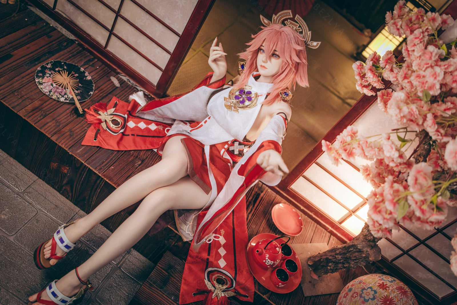 Yae Miko Sex doll (Bezlya Doll 155cm E-cup 2.2CF silicone)