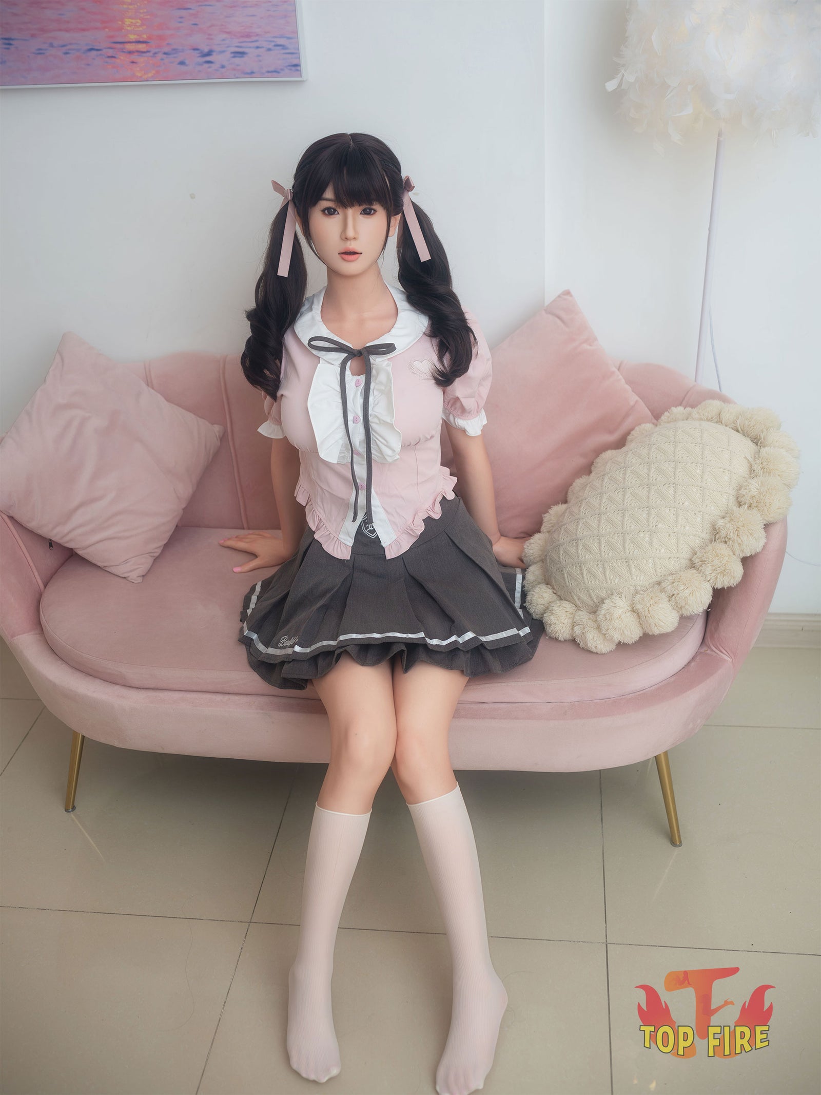 Esther Sex doll (Top Fire Doll 158cm D-cup T29 silicone)