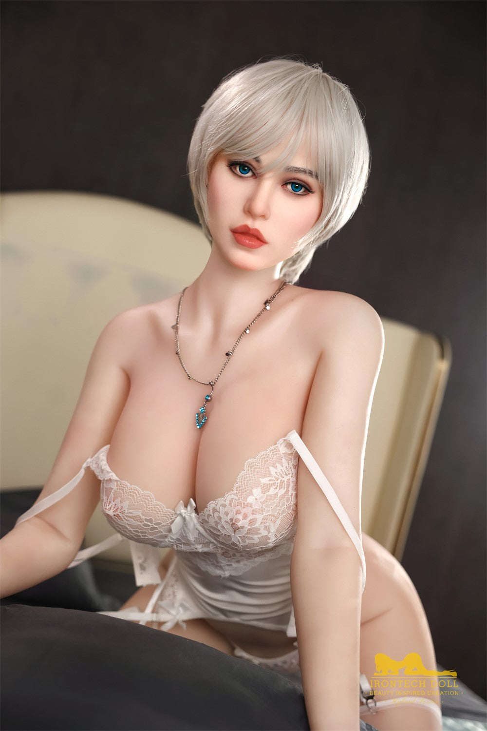 Angela Sex doll (Irontech Doll 159cm G-cup S2 TPE+silicone)