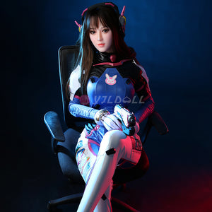 Yoko d.va sex doll (YJL Doll 155cm c-cup #825 TPE+silicone)