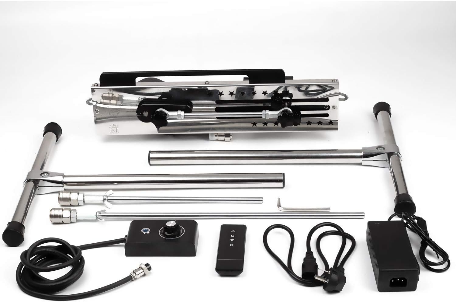 Professional sex machine with adjustable speed & double control - 120W engine