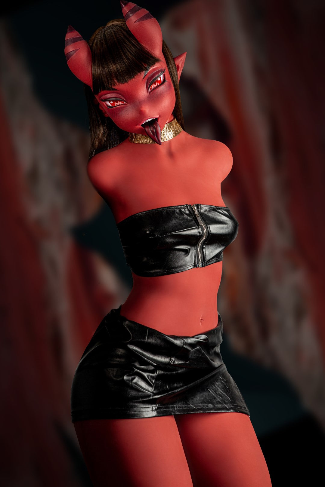 Meru The Succubus Torso Sex doll (Climax Doll Pro 110cm A-cup TPE+silicone)