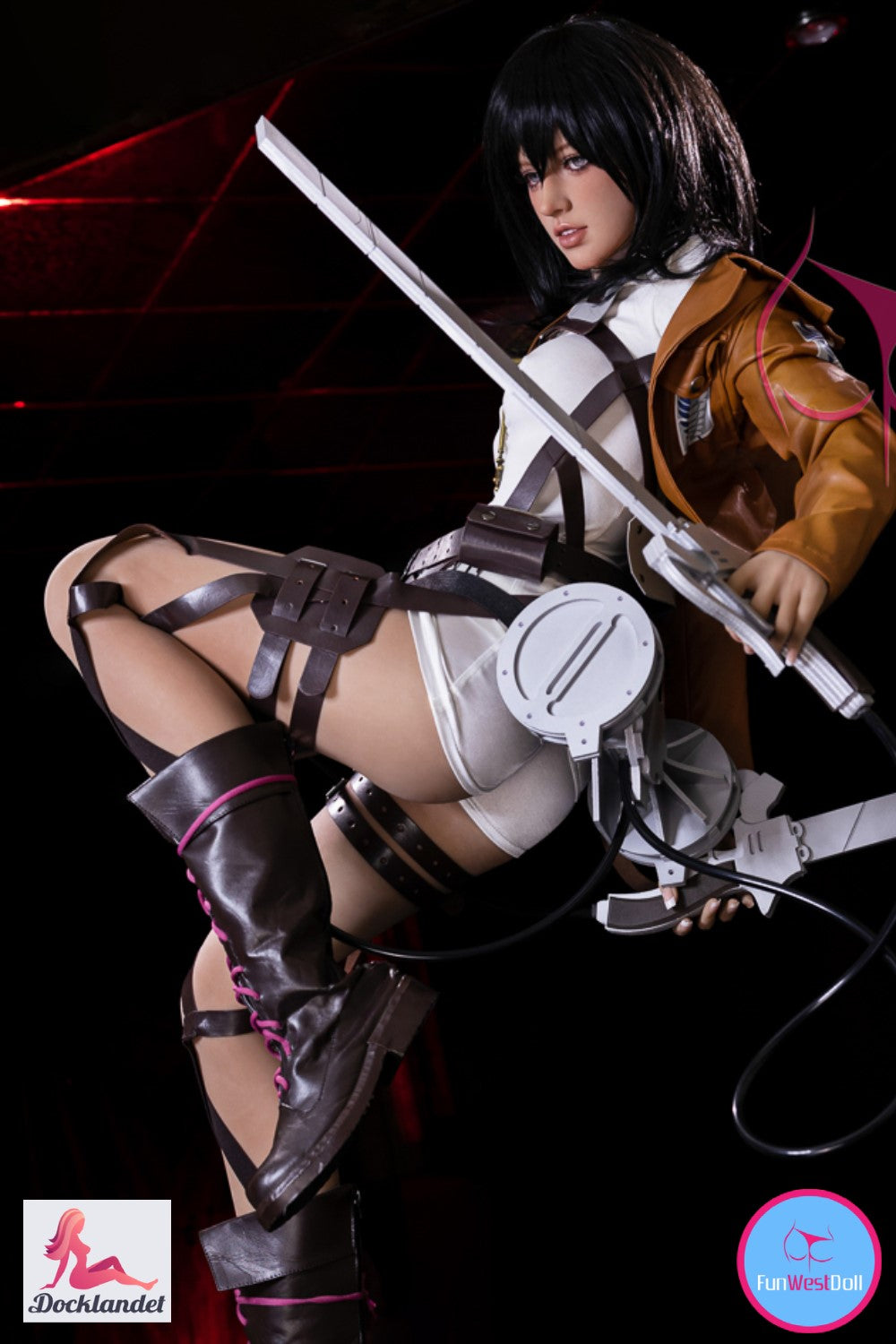 Mikasa Chloe Sex doll (FunWest Doll 159cm A-cup #035 TPE)