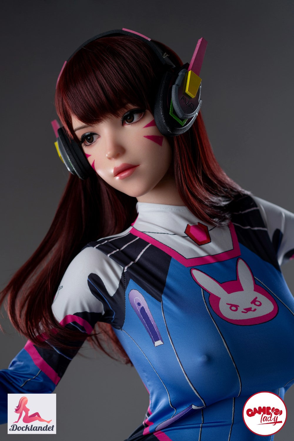 D.VA HANA SONG Sex doll Game Lady 167cm e cup no.23 Silicone