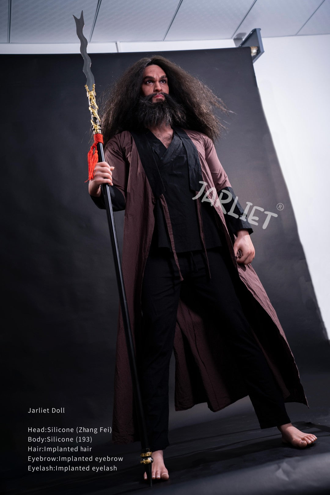 Male Sex doll Zhang Fei from Jarliet - 193 cm realistic Doll with muscle body