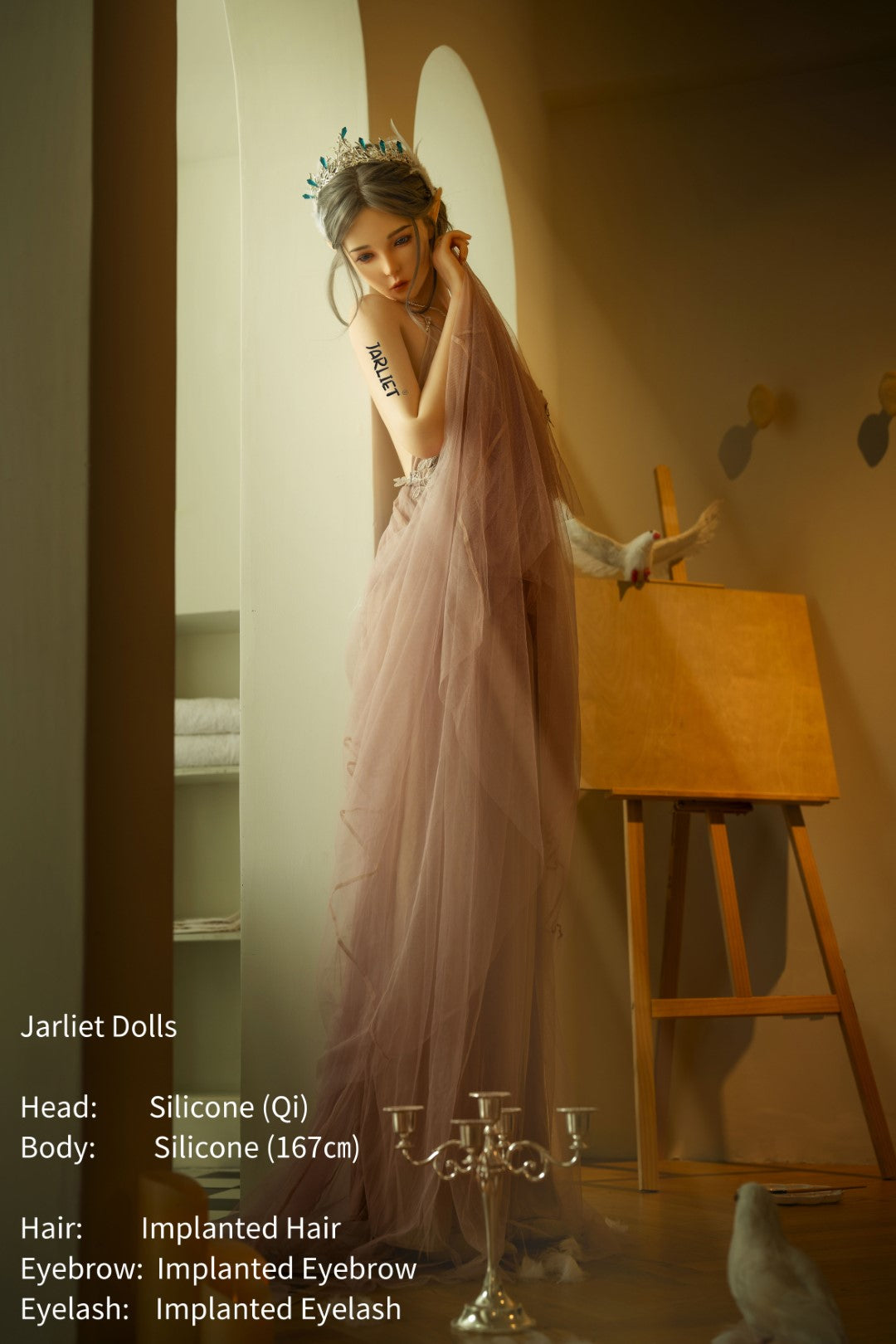 Qi Sex doll (Jarliet 167cm B-cup silicone)