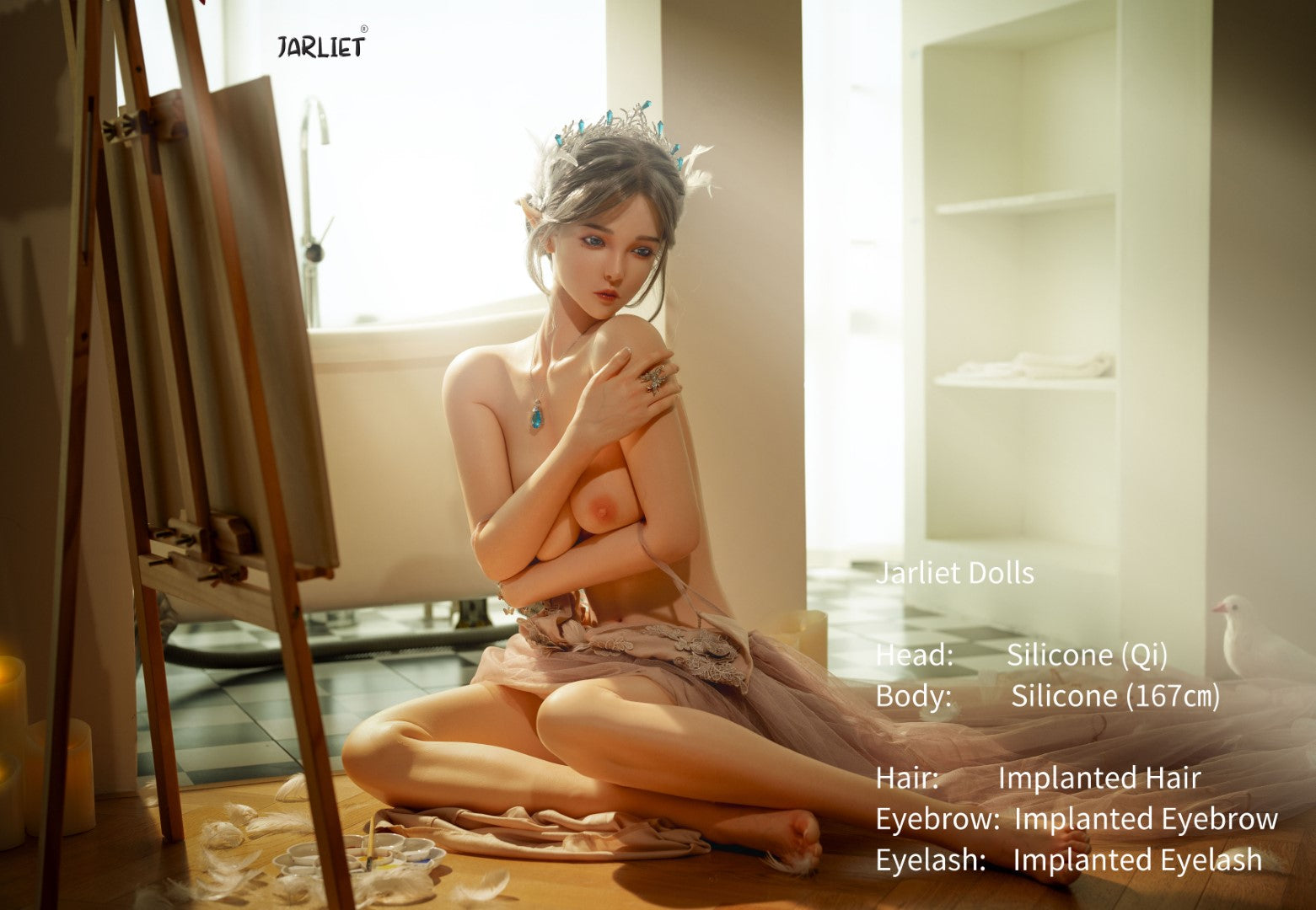 Qi Sex doll (Jarliet 167cm b-cup silicone)