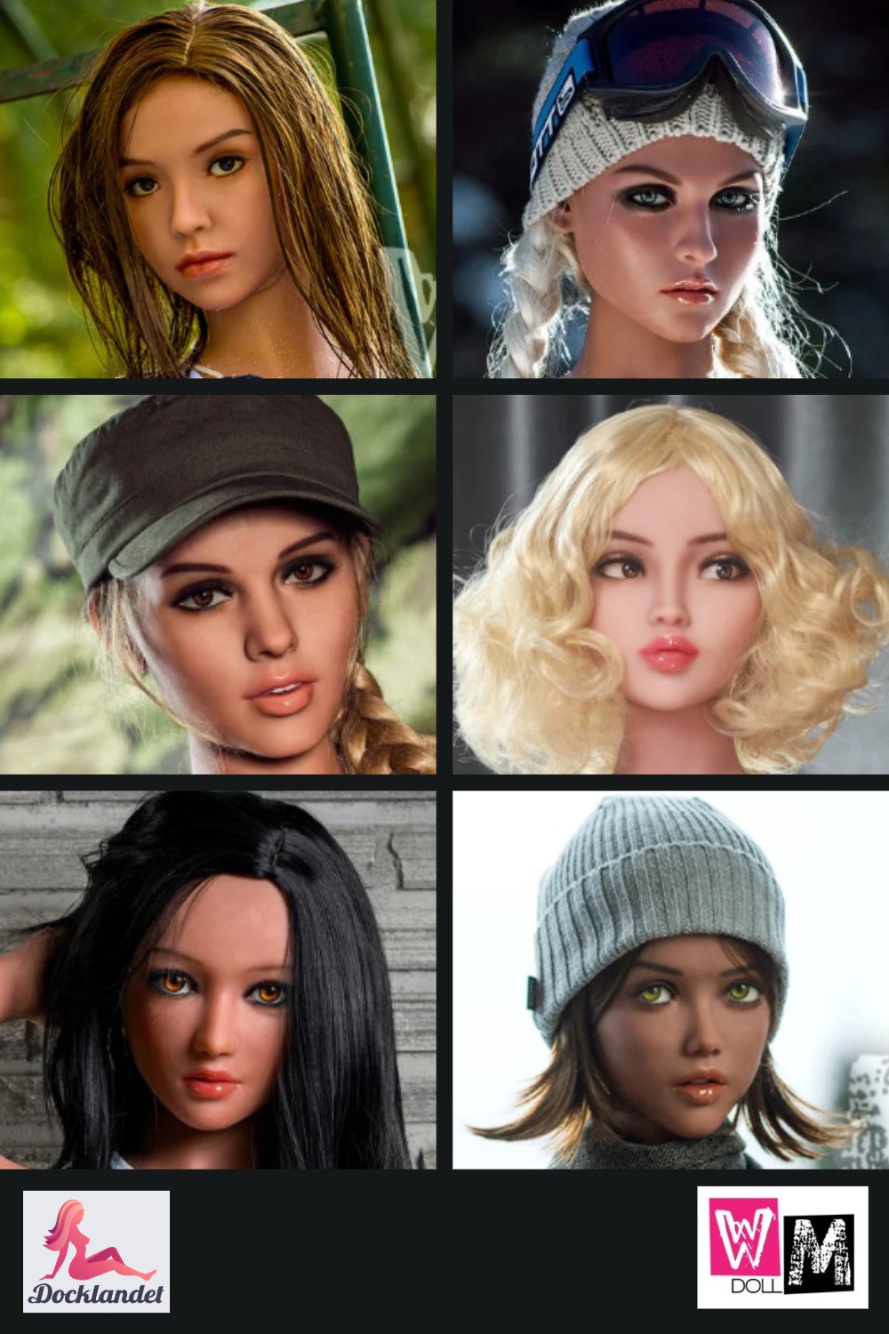 Extra head for sex dolls | TPE & silicone | Docklandet Extra head for sex dolls | TPE & silicone | Docklandet