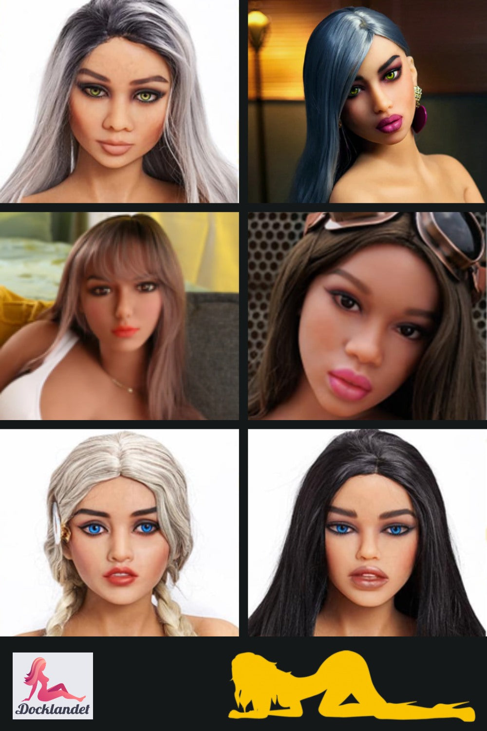 Extra head for sex dolls | TPE & silicone | Docklandet Extra head for sex dolls | TPE & silicone | Docklandet