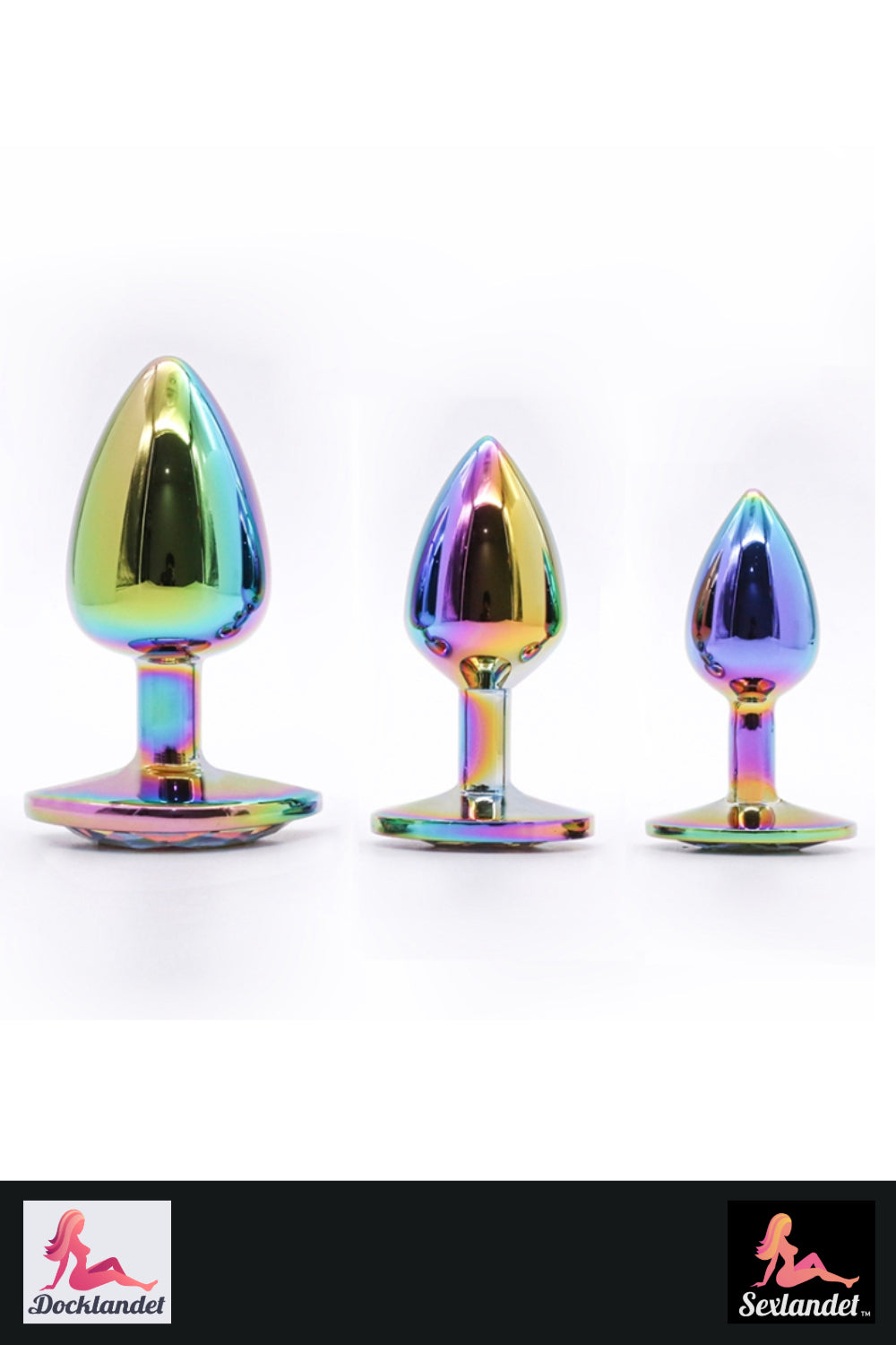 Buttplug in Aluminum - Set of 3 Sizes