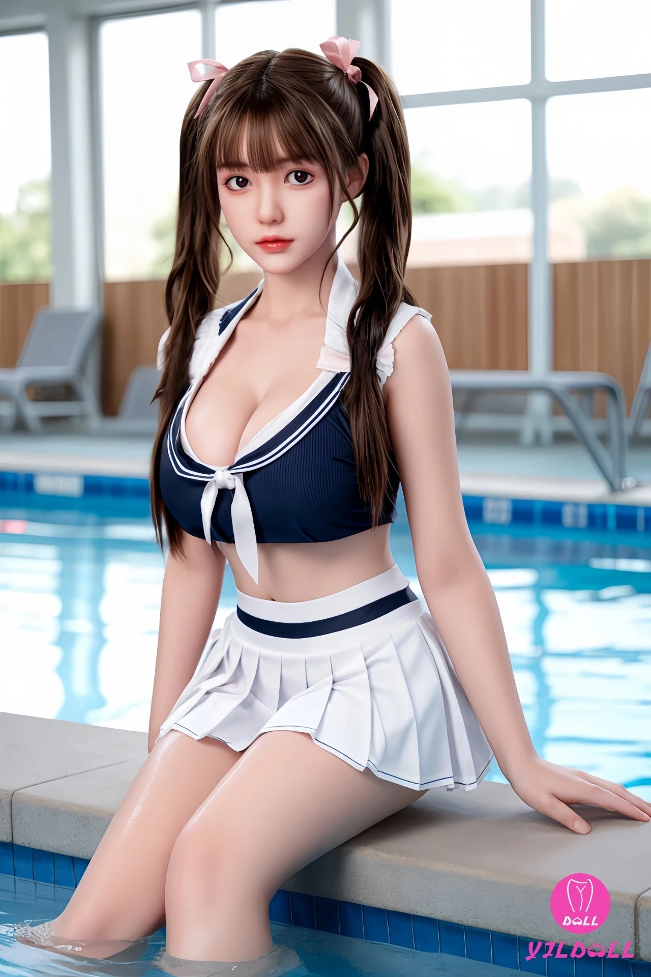 Gu lan Sex doll (YJL Doll 165cm D-cup #410 silicone)