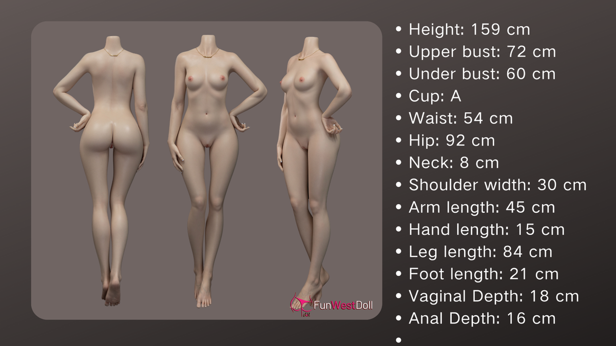 Amy Sex doll (FunWest Doll 159cm A-cup #041S silicone)