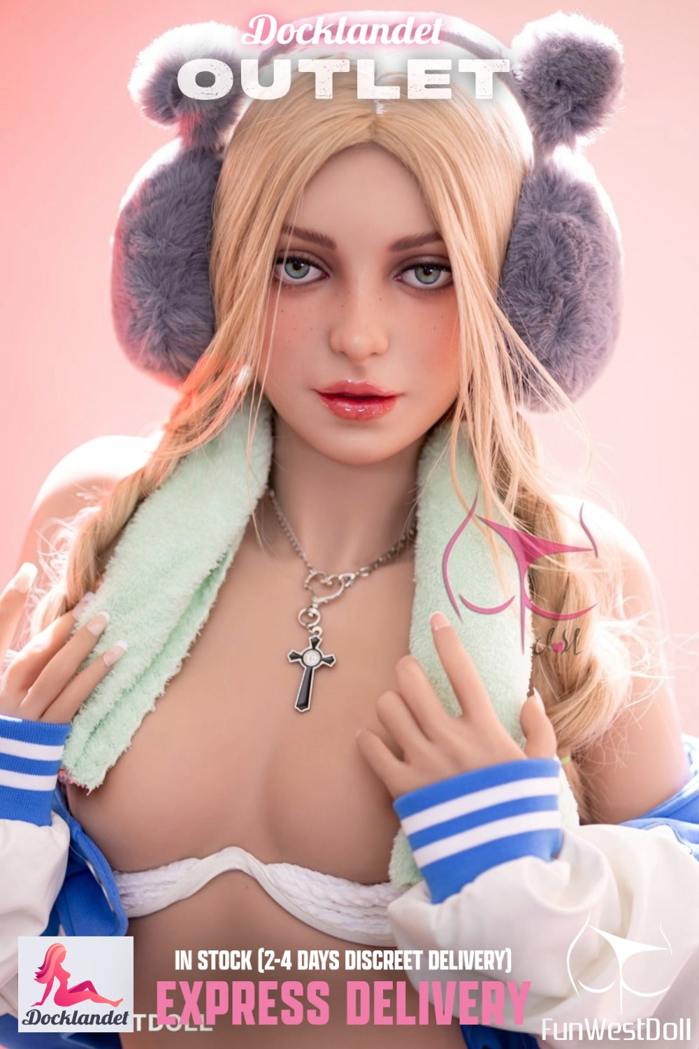 Eudora Sex doll (FunWest Doll 159cm A-cup #031 TPE) EXPRESS THE OUTLET