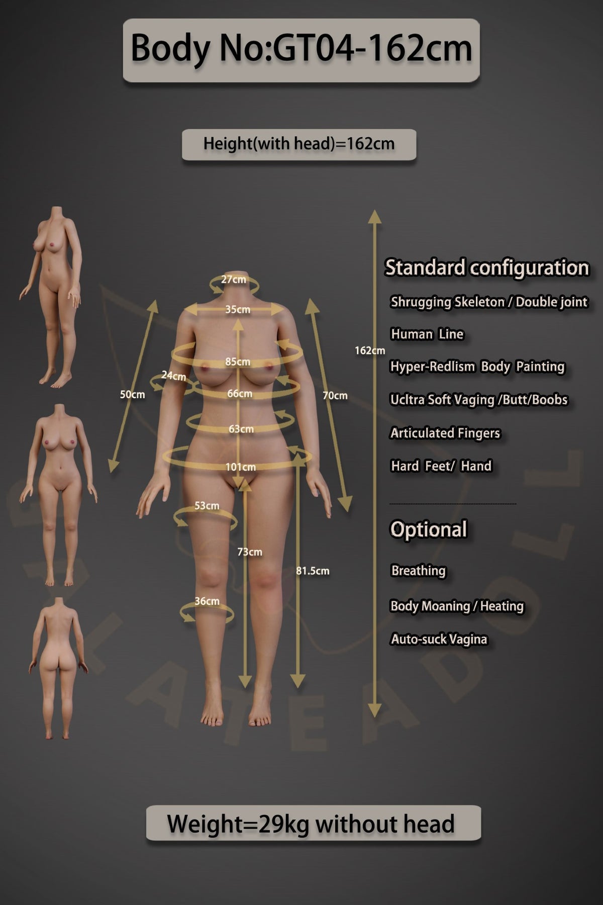 Alexandra Sex doll (Galatea Doll 162cm C-cup #043 silicone)