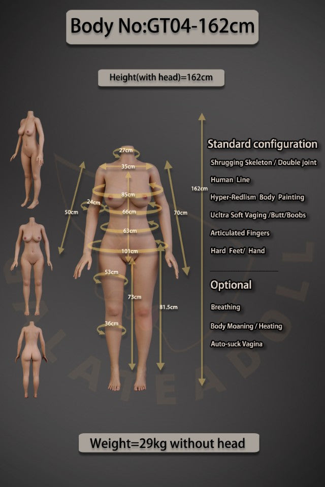 Alma Sex doll (Galatea Doll 162cm C-cup #050 silicone)