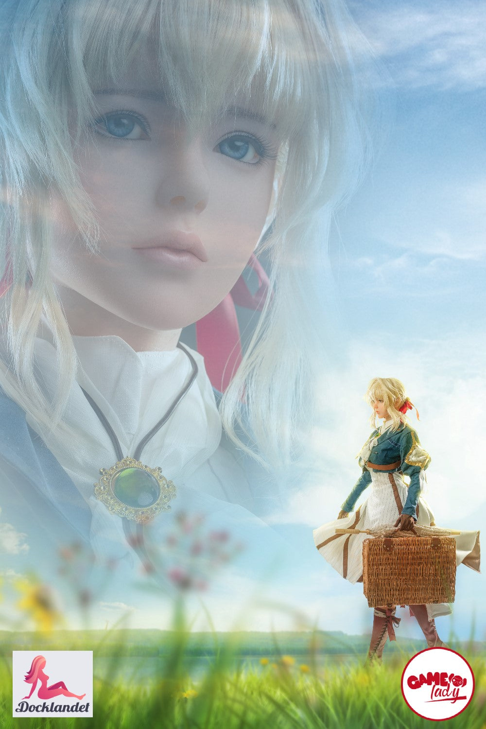 Violet Sex doll (Game Lady 156cm D-cup Anime No.12 silicone)