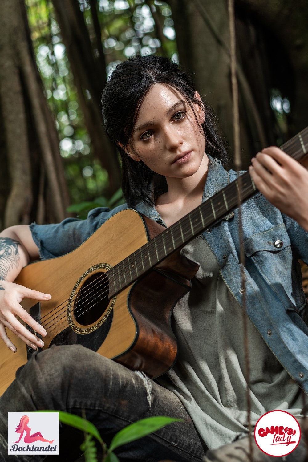 Ellie sexdocka från Game Lady. Ellie är en känd karaktär från The Last Of Us. 168 cm lång sexdocka av silikon med bröststorlek E-kupa. 