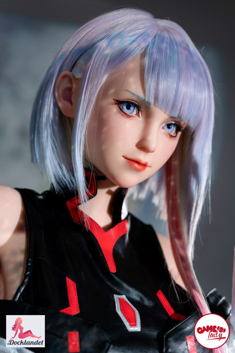 Cosplay-sexdocka från Game Lady. Lucyna 156 cm lång med D-kupa gjord helt i silikon. Anime No. 5. 