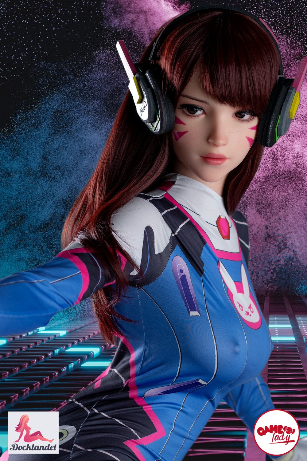 D.VA HANA SONG Sex doll Game Lady 167cm e cup no.23 Silicone