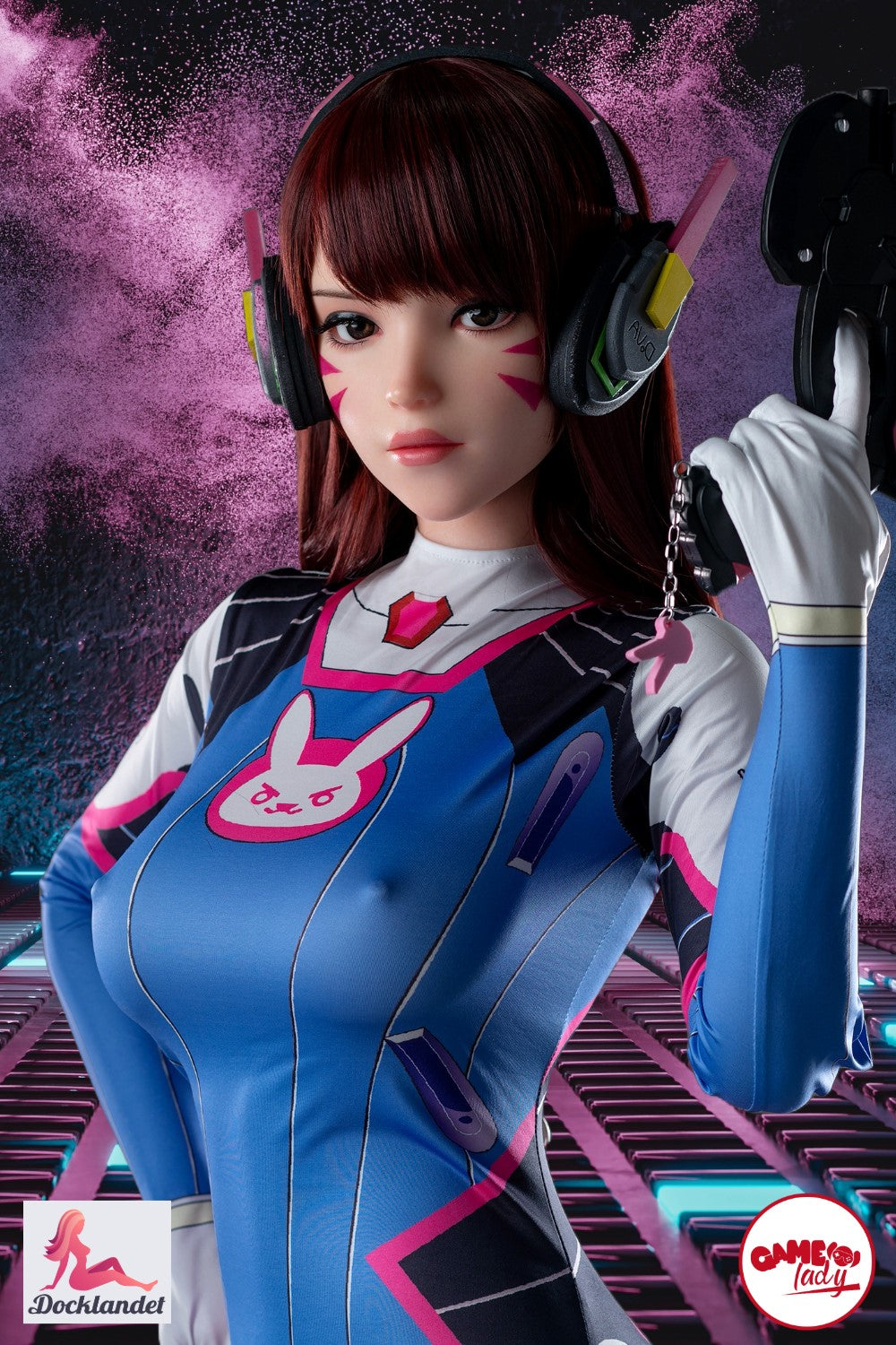 D.VA HANA SONG Sex doll Game Lady 167cm e cup no.23 Silicone