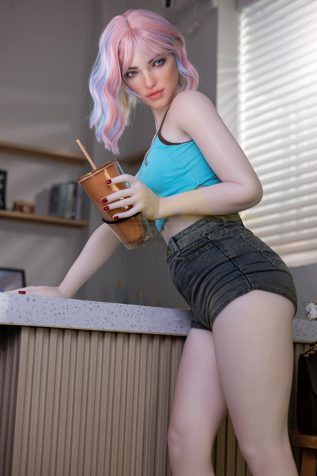 Heidi Sex doll (Irontech Doll 162cm A-cup S46 TPE+silicone)