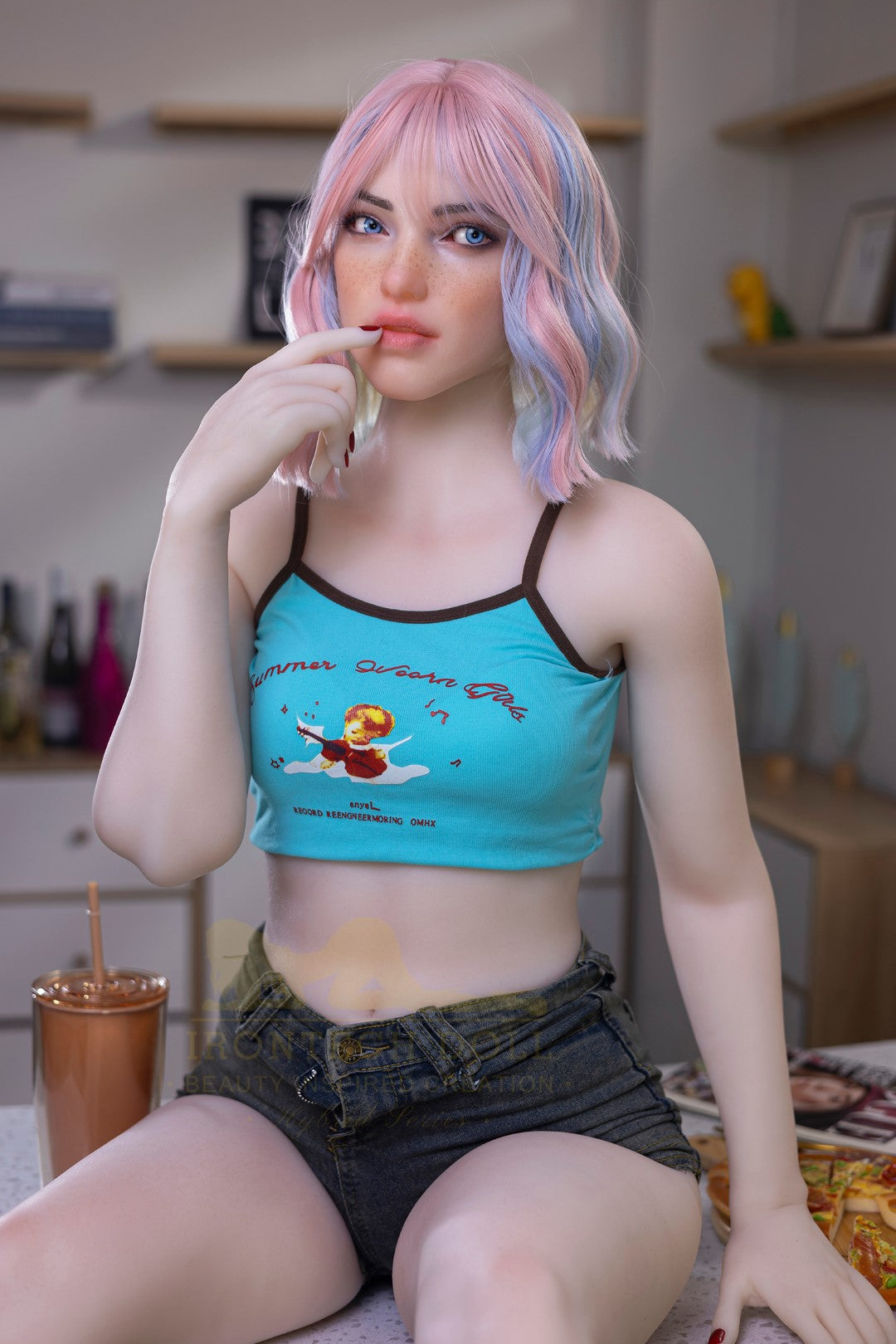 Heidi Sex doll (Irontech Doll 162cm A-cup S46 TPE+silicone)