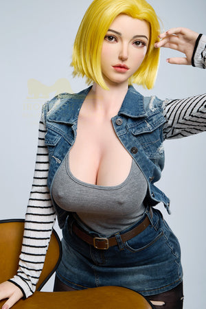 Joline Android 18 Sex Doll (Irontech Doll 159cm G-cup S41 Silicone)