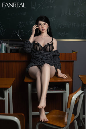 Kimmy Sexdocka (FanReal Doll 155cm F-kupa Silikon)