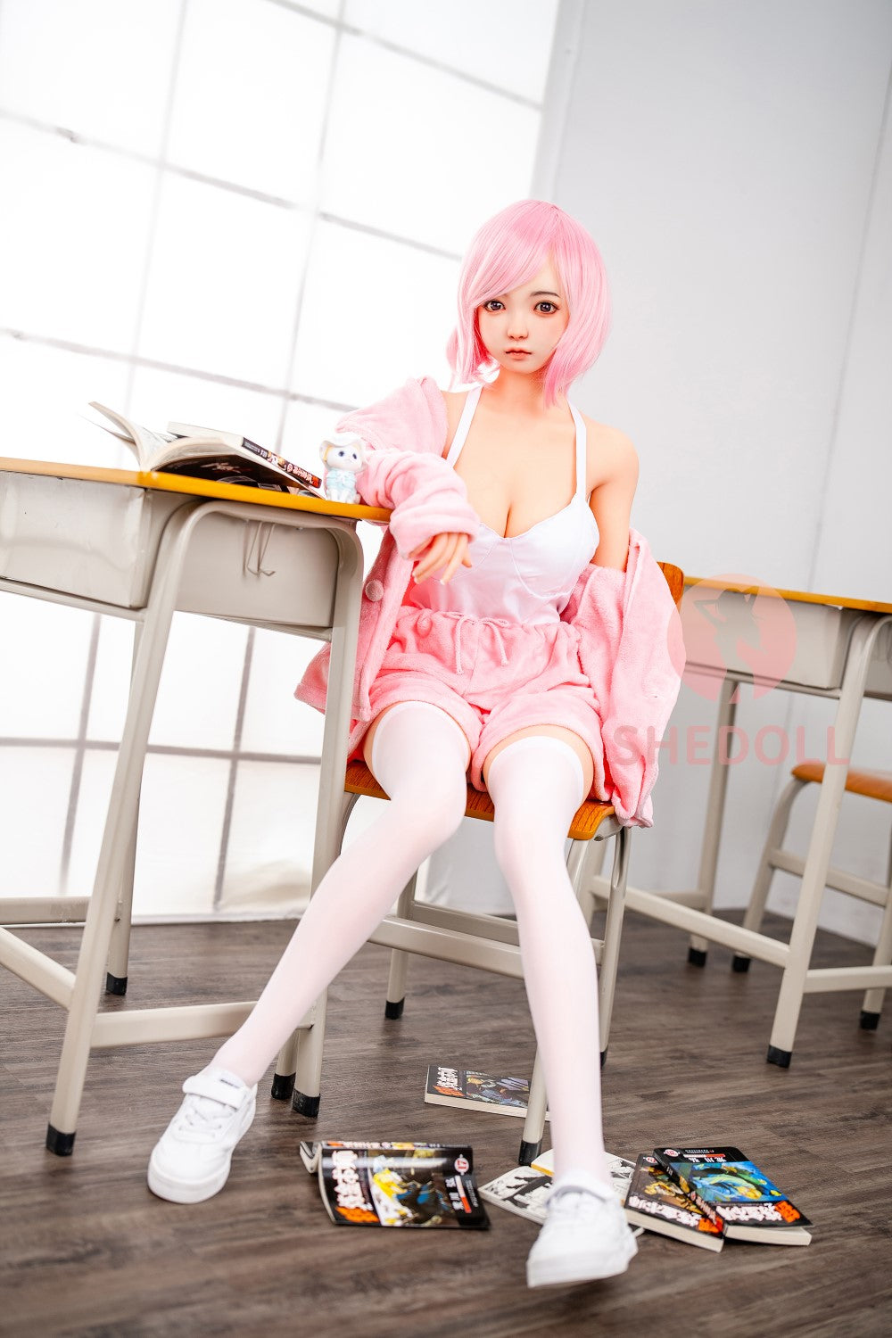 Sandy Sex doll (SHEDOLL 148cm D-cup #Sh013 TPE+silicone)