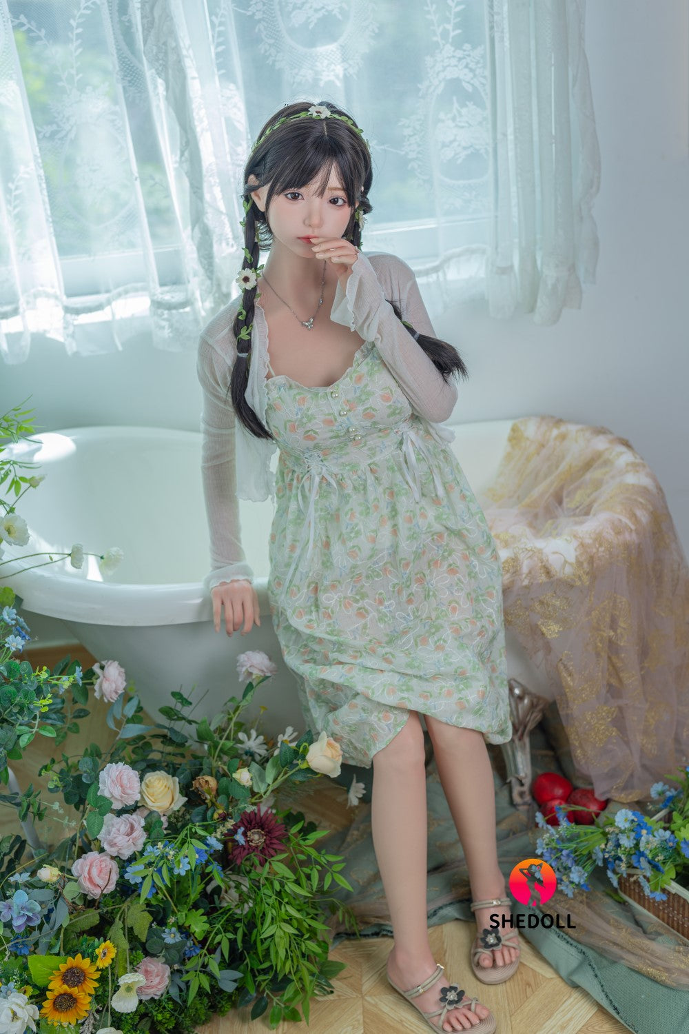 Lime Sex doll (SHEDOLL 158cm c-cup #SH100 2.0 silicone)