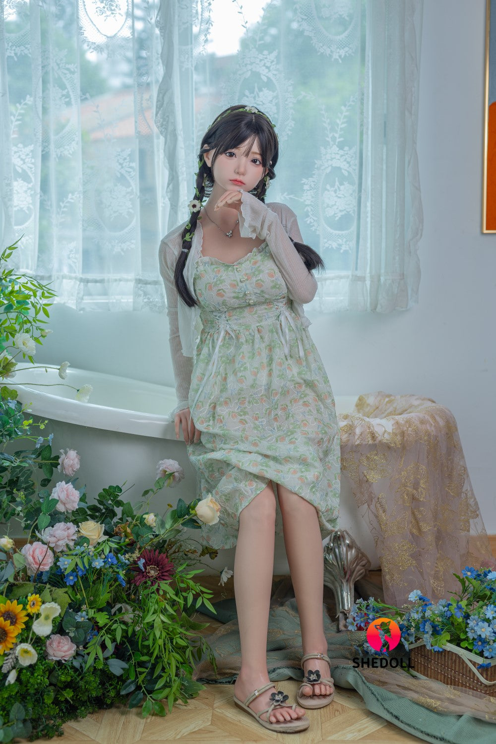 Lime Sex doll (SHEDOLL 158cm c-cup #SH100 2.0 silicone)