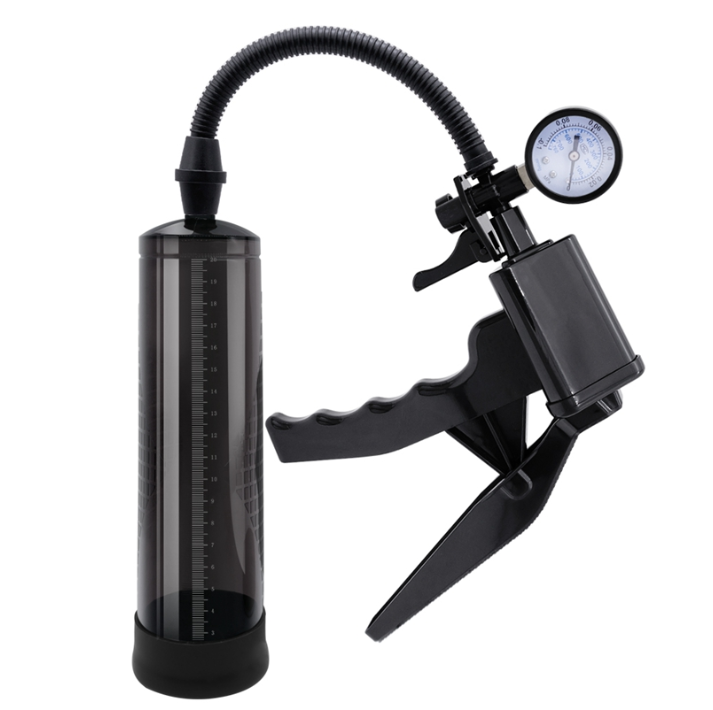 Penis pump manual - with pressure gauge (sex country)