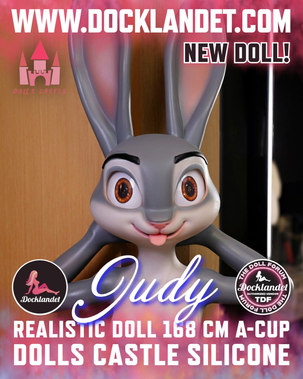 Judy the Rabbit Sexdocka (Dolls Castle 168cm A-Kupa Silikon) EXPRESS