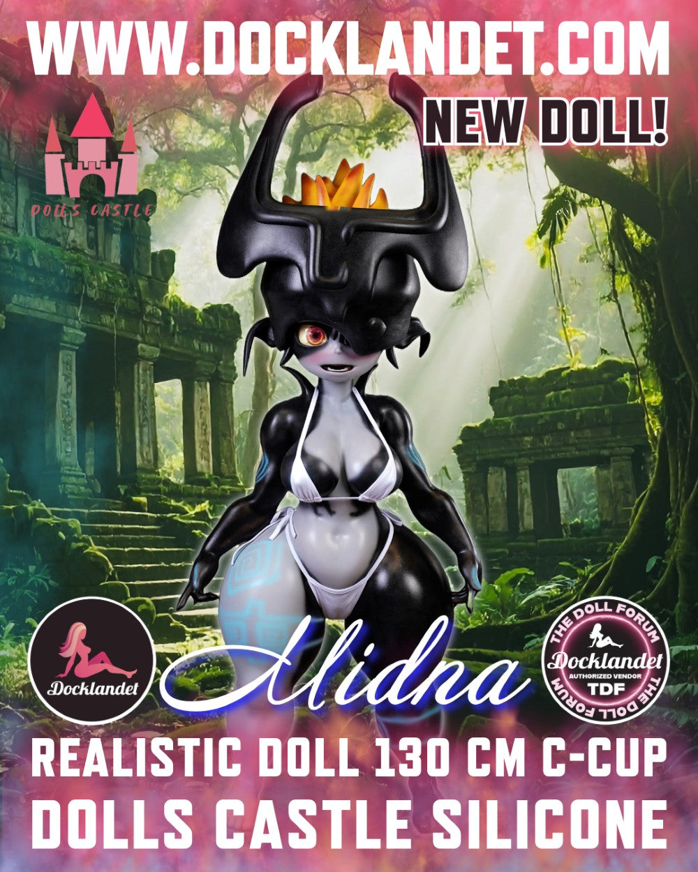 The Legend of Zelda Sex doll Midna | Dolls Castle 130cm C-cup SZ6 - Docklandet The Legend of Zelda Sex doll Midna | Dolls Castle 130cm C-cup SZ6 - Docklandet