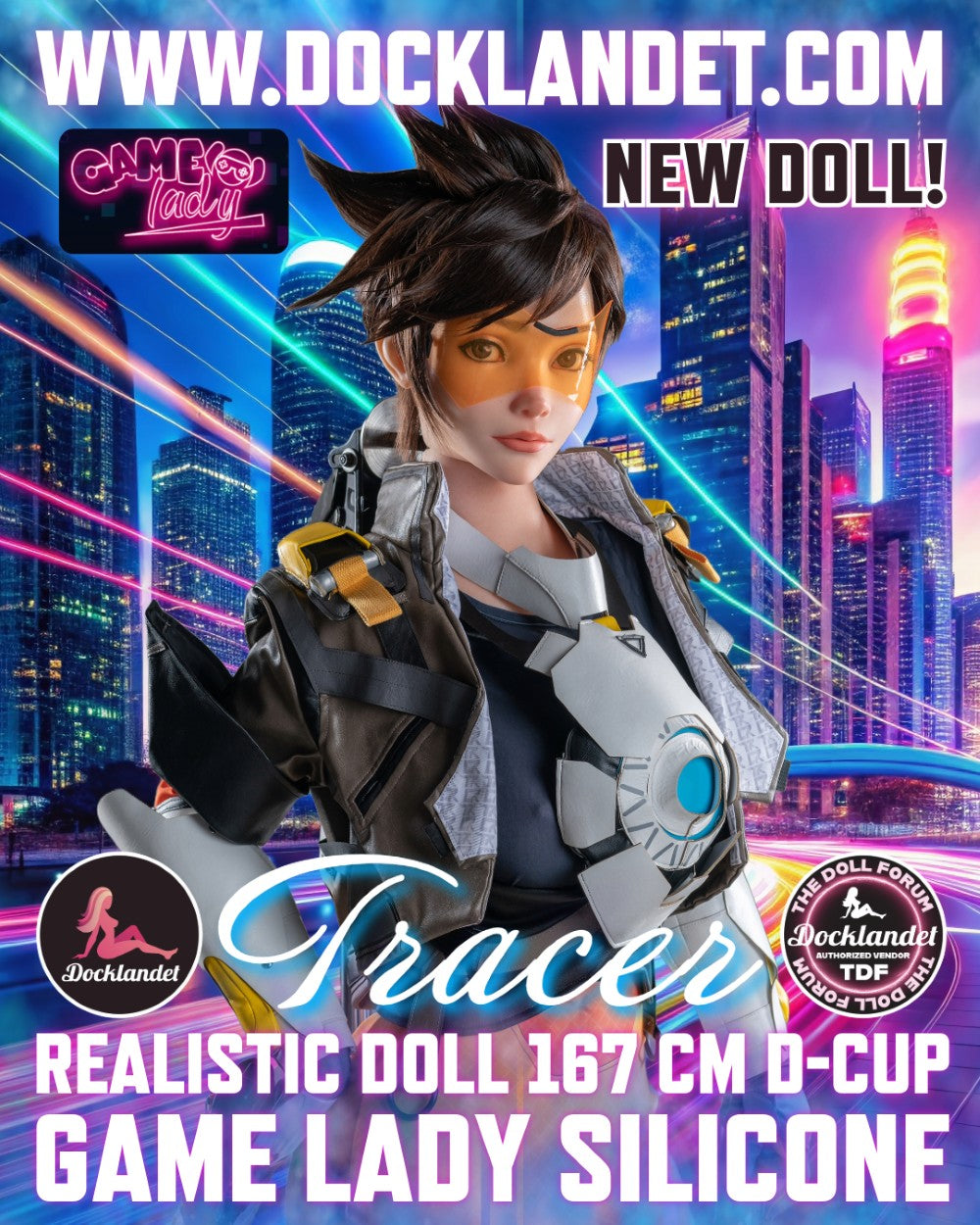 Tracer Sex doll (Game Lady 167cm d-cup No.29-1 silicone)