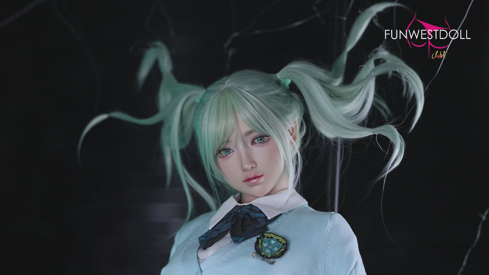 Hatsune Miko Sex doll (FunWest Doll 159cm A-cup #041S silicone)