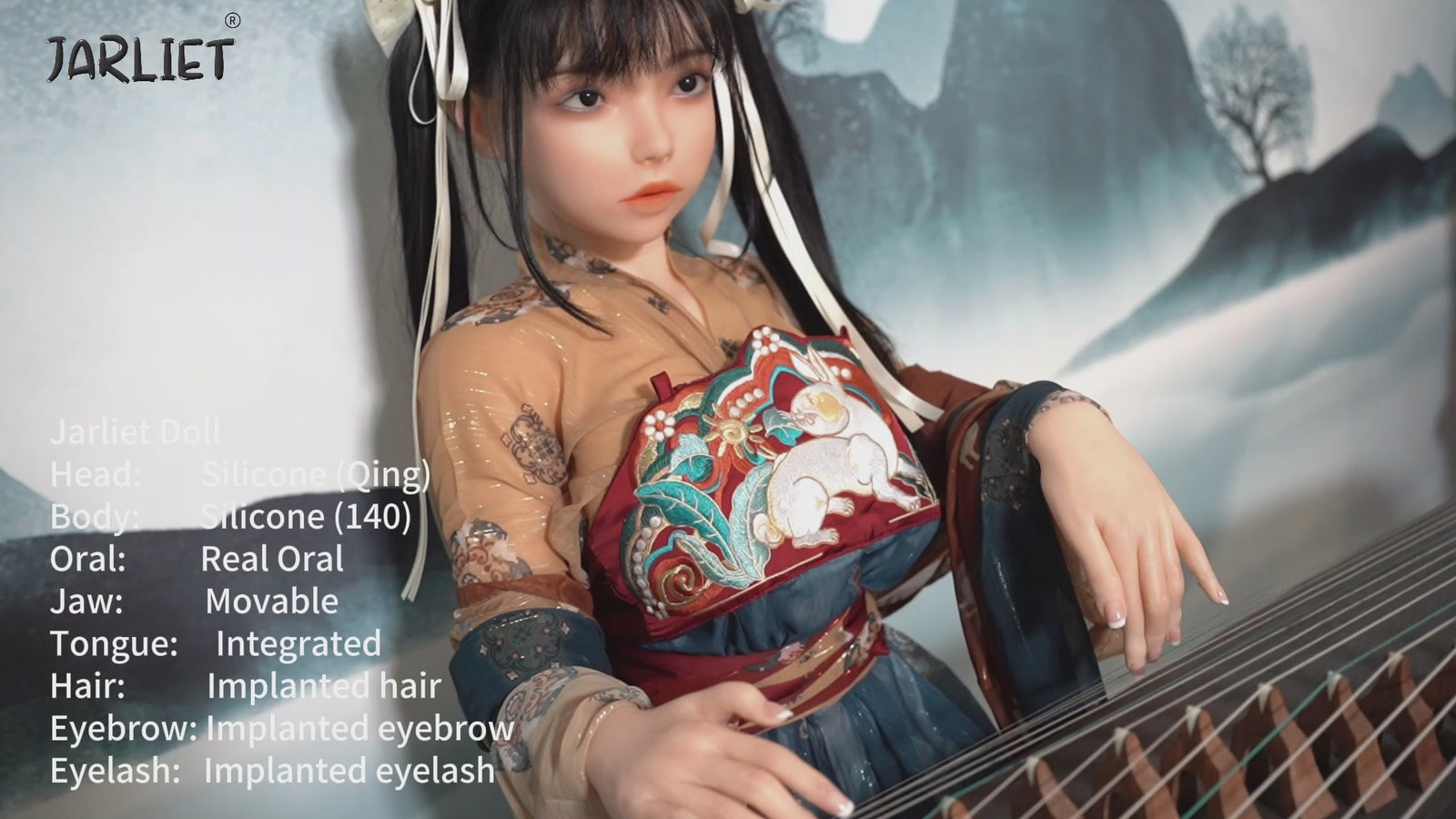 Qing 2 Sex doll (Jarliet 140cm C-cup silicone)