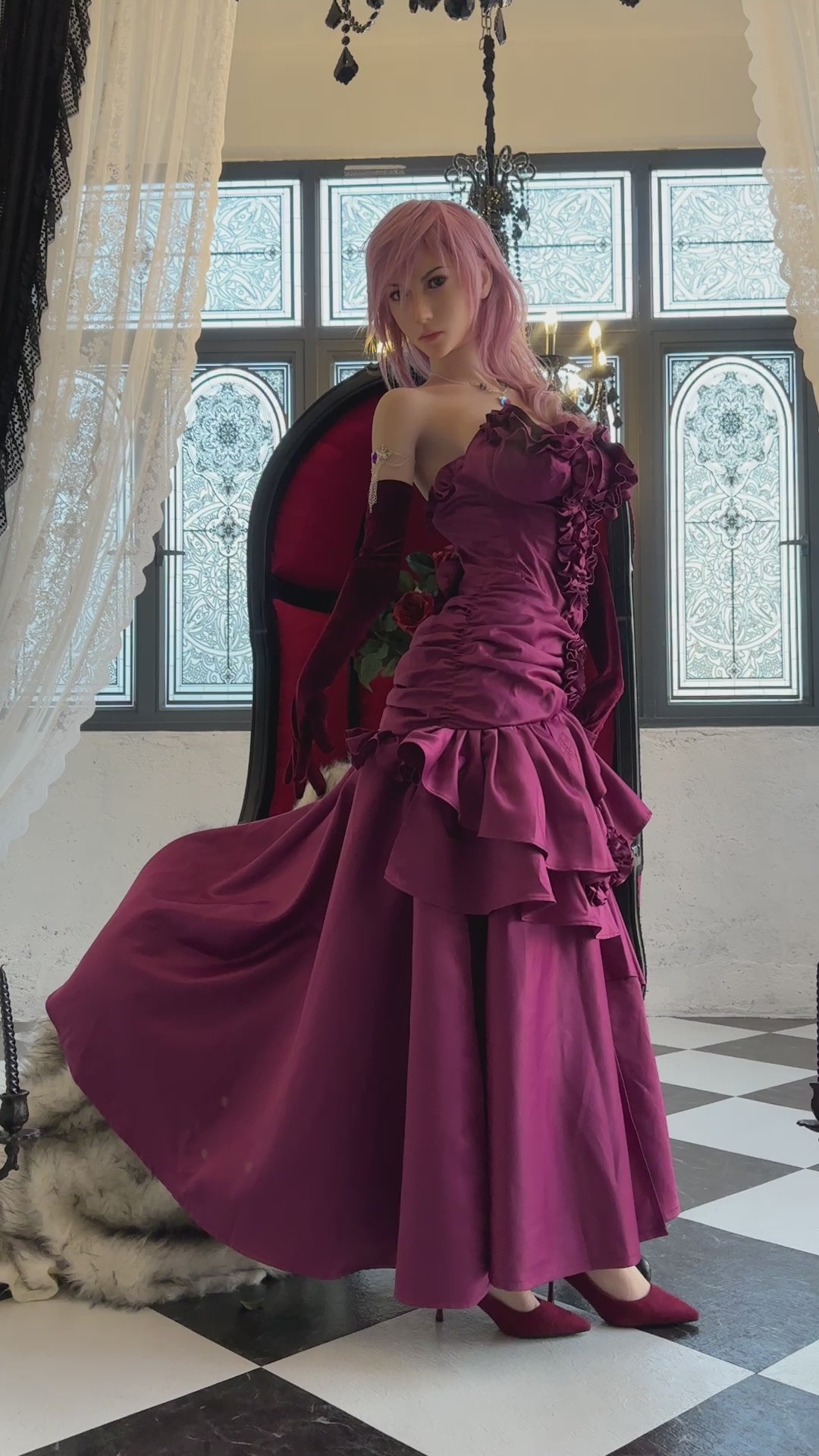 Lightning Sex doll (Game Lady 171cm G-cup No. 19 silicone)