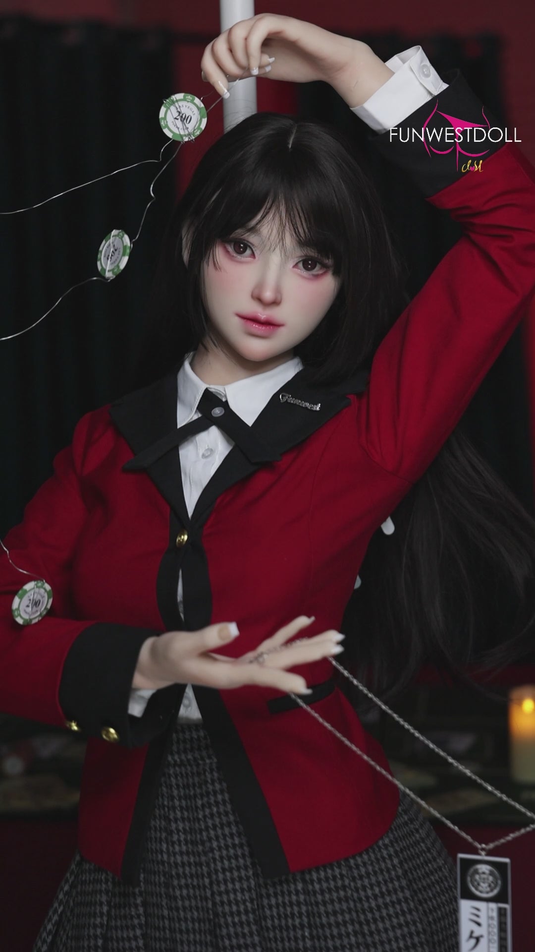 Yumeko Jabami Sex doll (FunWest Doll 159cm A-cup #038S silicone)