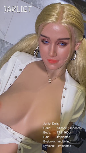 Rebecca sex doll (Jarli 160cm D-cup TPE+silicone)