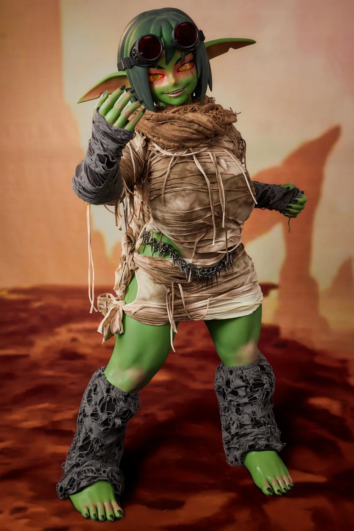 Barza Orc Sex doll (Climax Doll Ultra 120cm J-cup silicone)