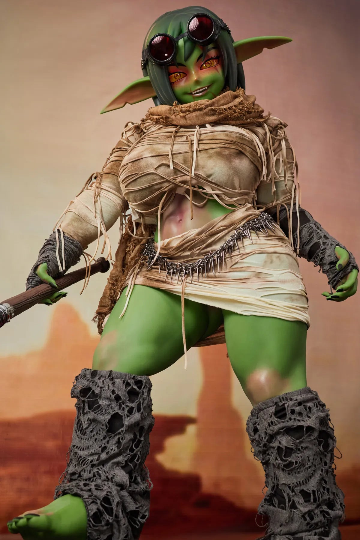 Barza Orc Sex doll (Climax Doll Ultra 120cm J-cup silicone)