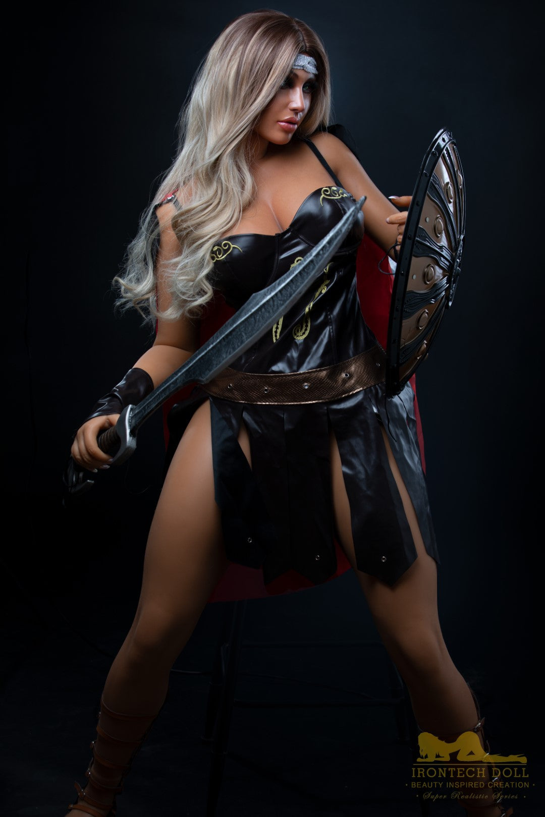 Hedy Warrior Sex doll (Irontech Doll 164cm E-cup P26 silicone)